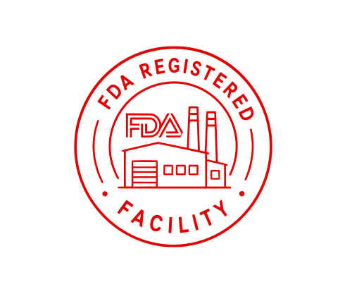 Made in an FDA-registered facility